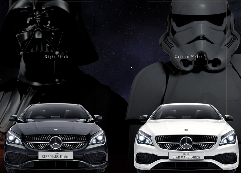 Illustration for article titled Mercedes Phones In A Half-Assed Star Wars Edition CLA For Japan